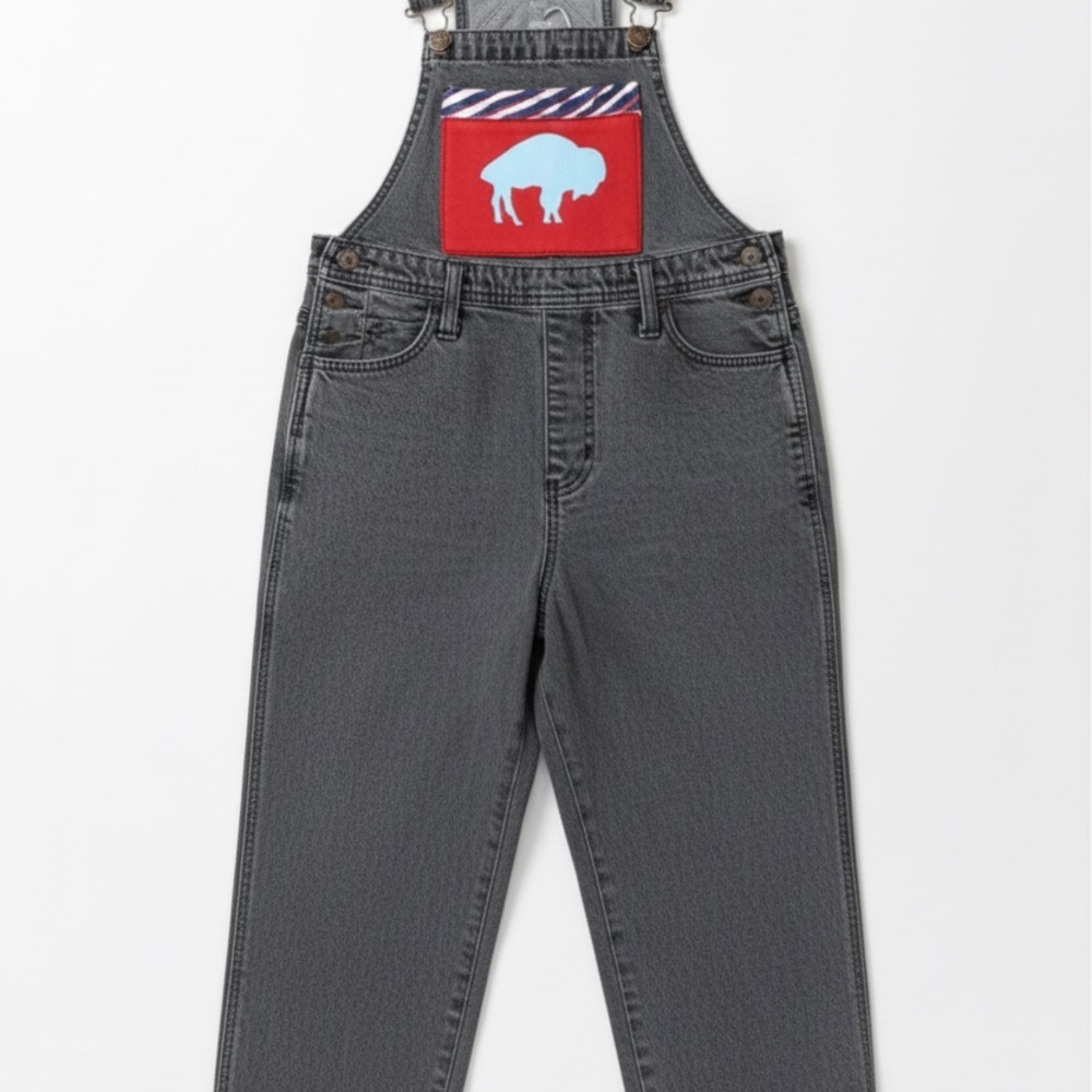 Gray Kids Buffalo Bills Overalls